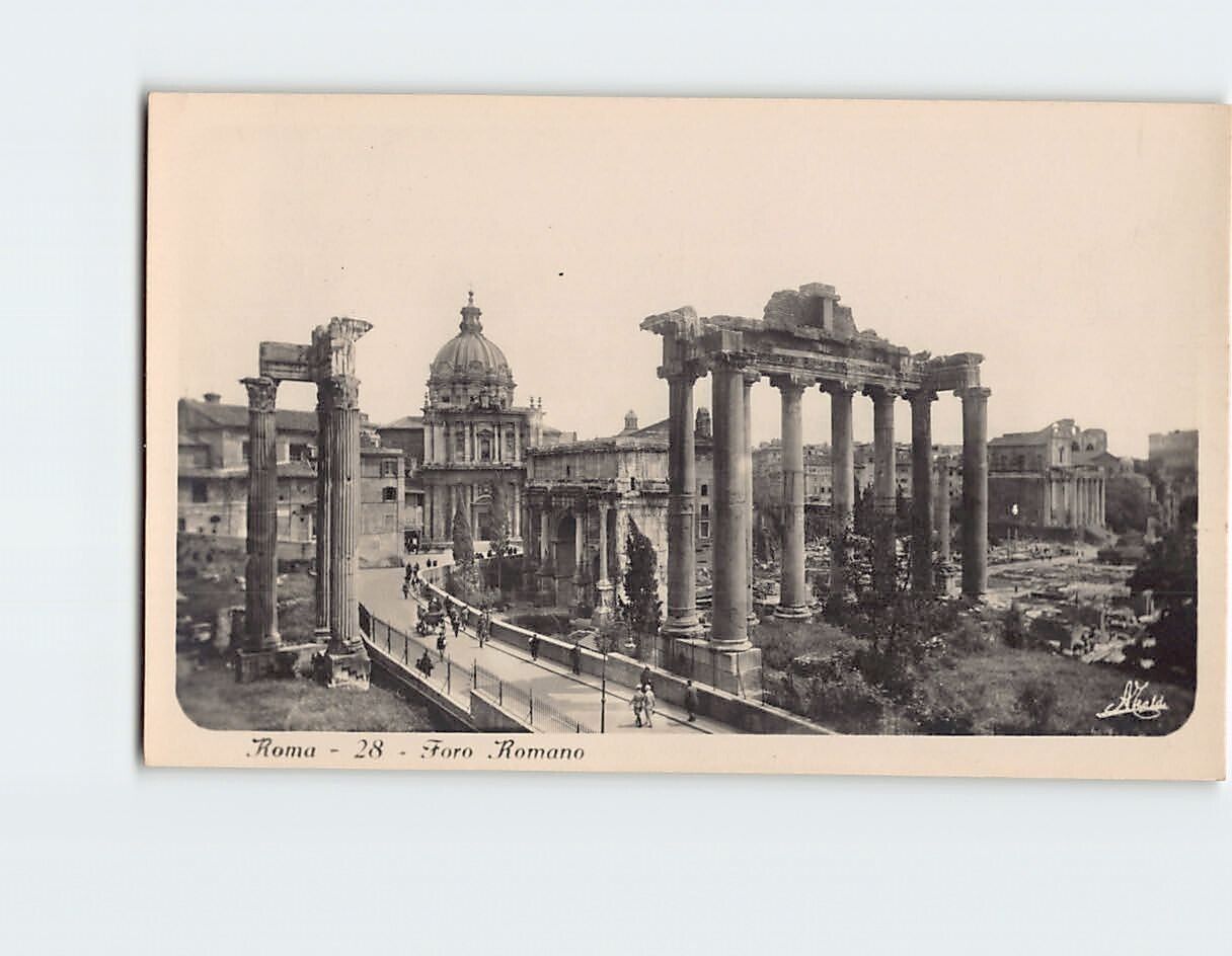 Postcard Foro Romano Rome Italy
