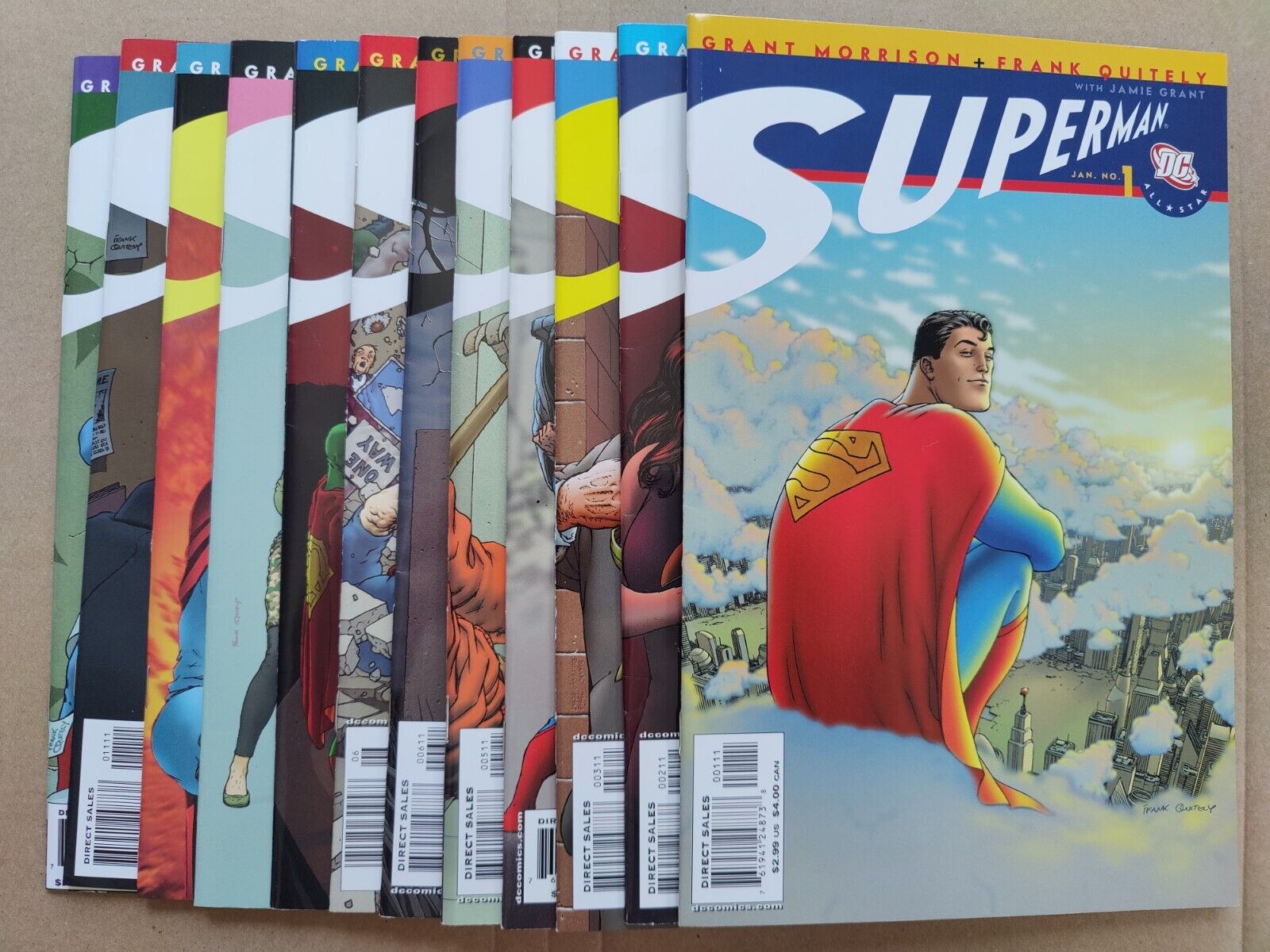 DC All-Star Superman 1-12 Complete 2006 Morrison Frank Quitely VF To NM (2)