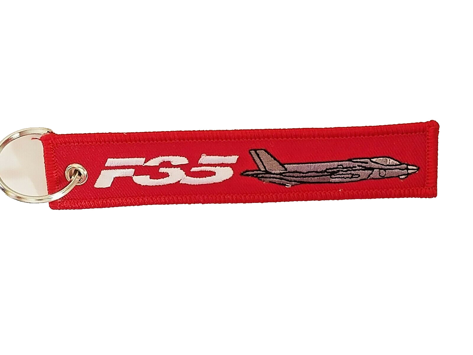 F-35 F35 Flight Tag Keychain Military Embroidered