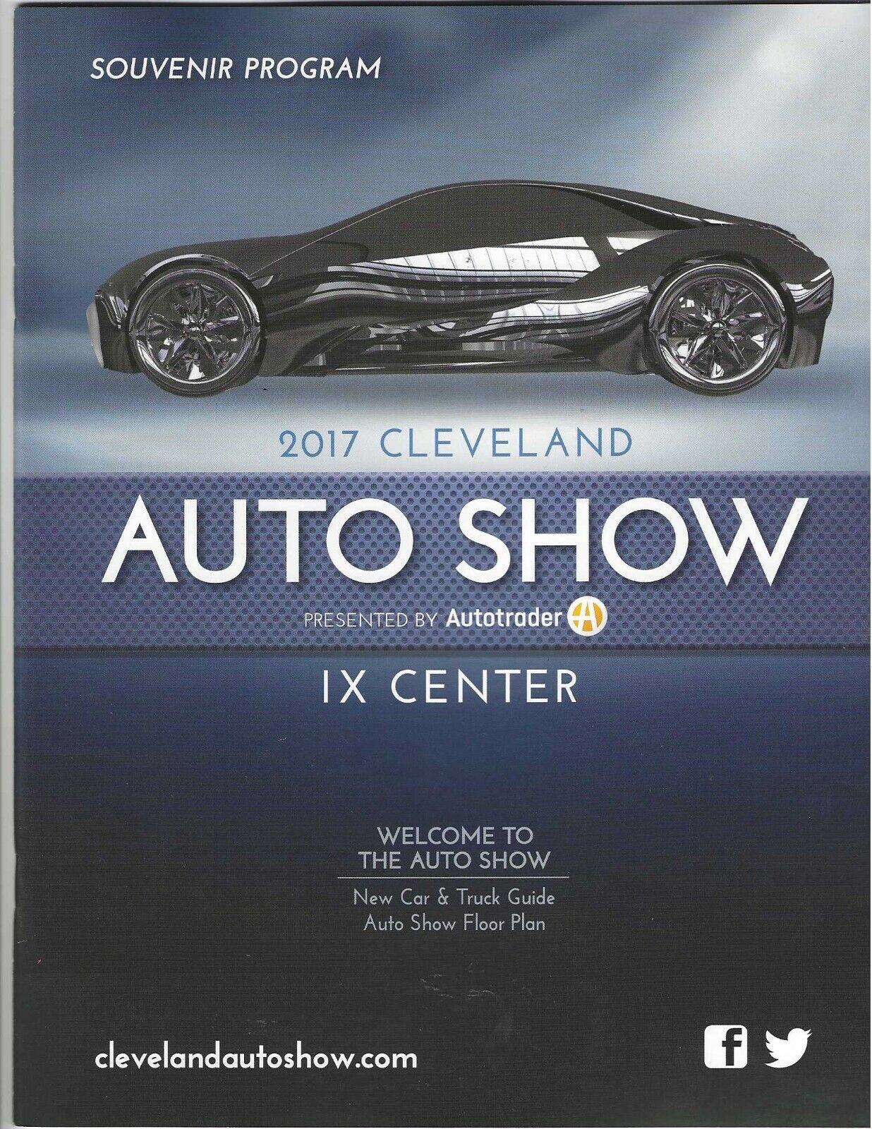 Cleveland Auto Show I-X Center 2017 Souvenir program