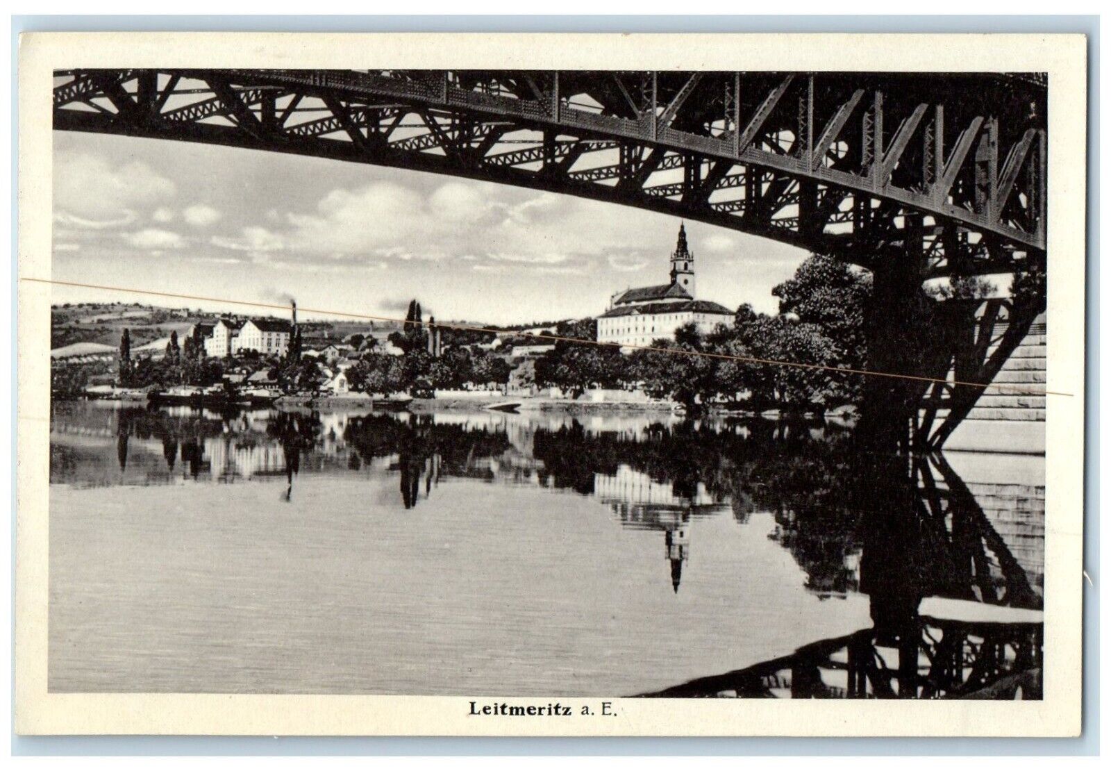 c1930\'s Leifmeritz (Litomerice) Czech Republic Unposted Vintage Postcard