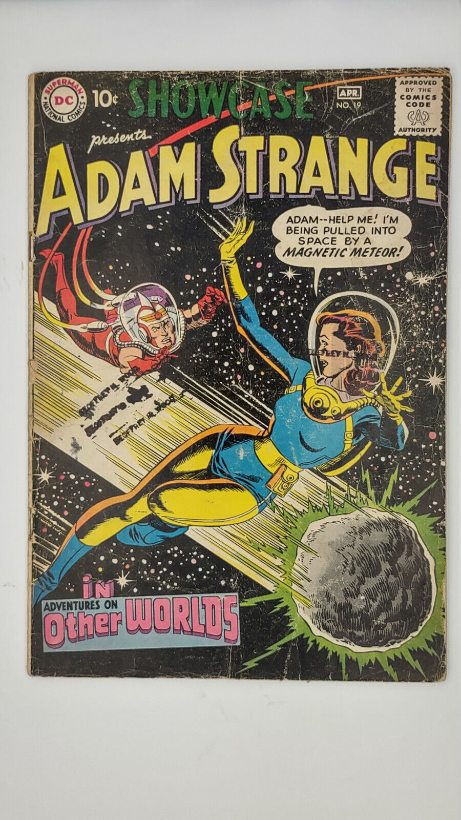 Showcase #19 - 3rd Adam Strange, 1st Adam Strange Logo