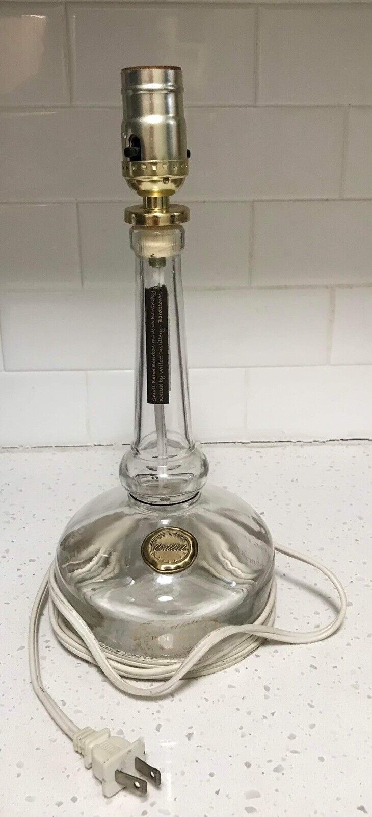 Willett Bourbon Whiskey Bar Bottle TABLE LAMP Lounge Light