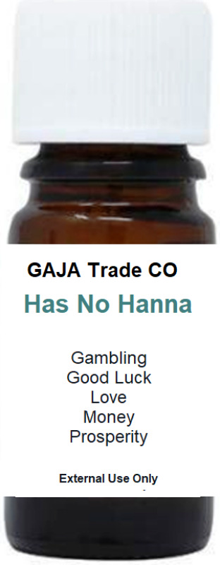 Has No Hanna Oil Money 5mL – Gambling Good Luck Love Prosperity (Sealed)