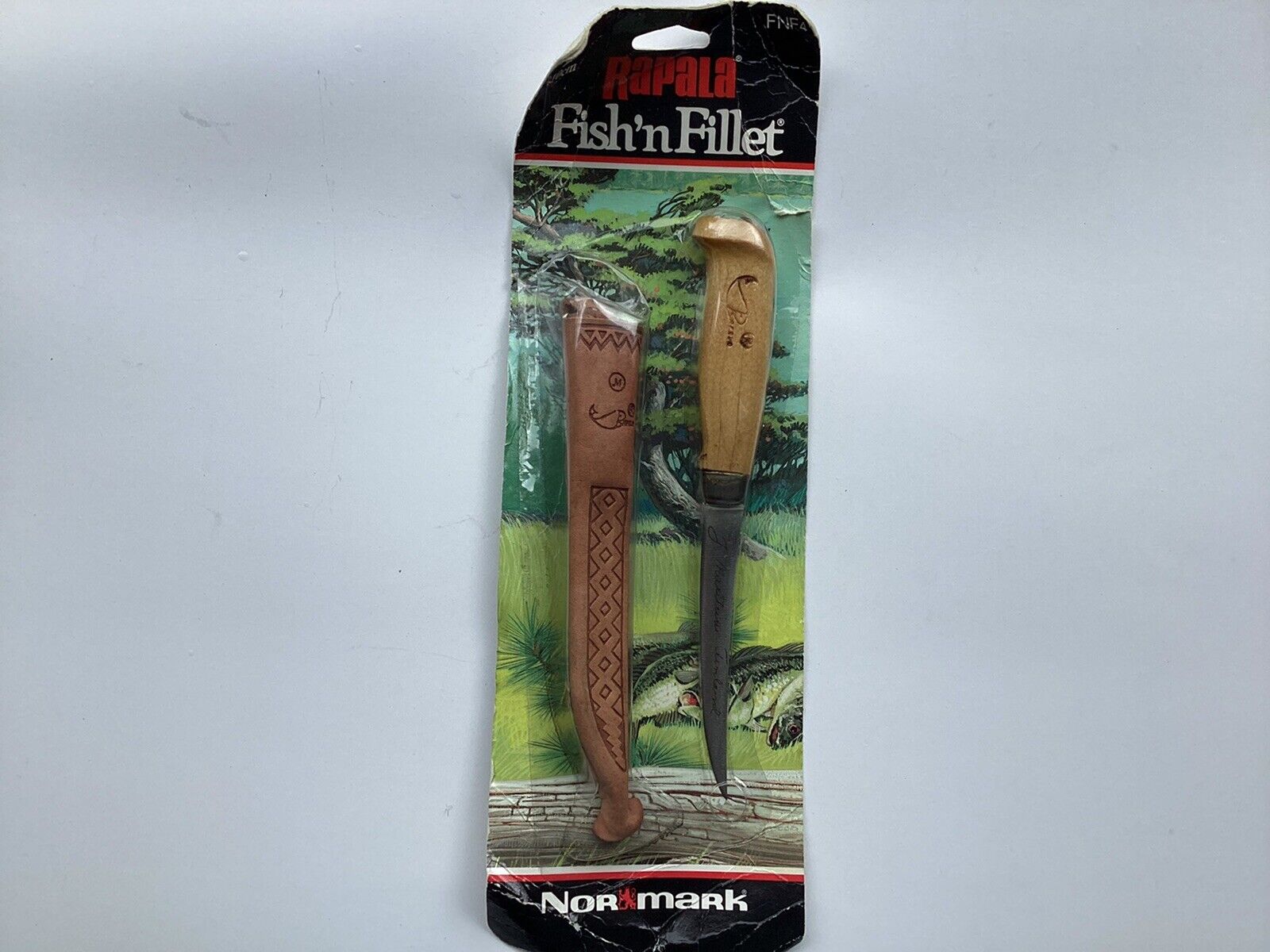 Vintage RAPALA Vintage 1987 Fish N Fillet Knife & Leather Sheath 4 Inch Blade
