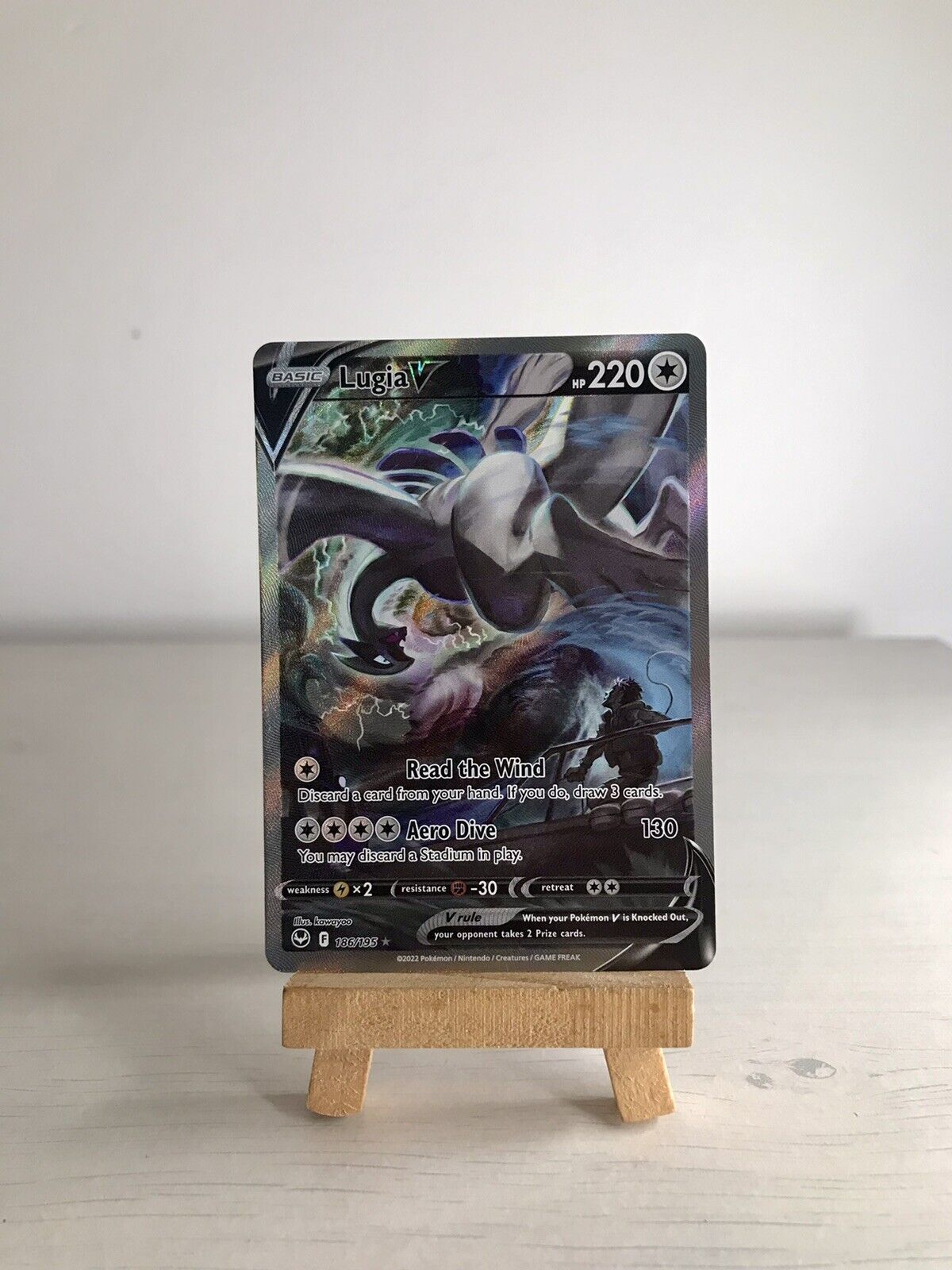 Pokémon TCG Lugia V Silver Tempest 186/195 Holo Ultra Rare