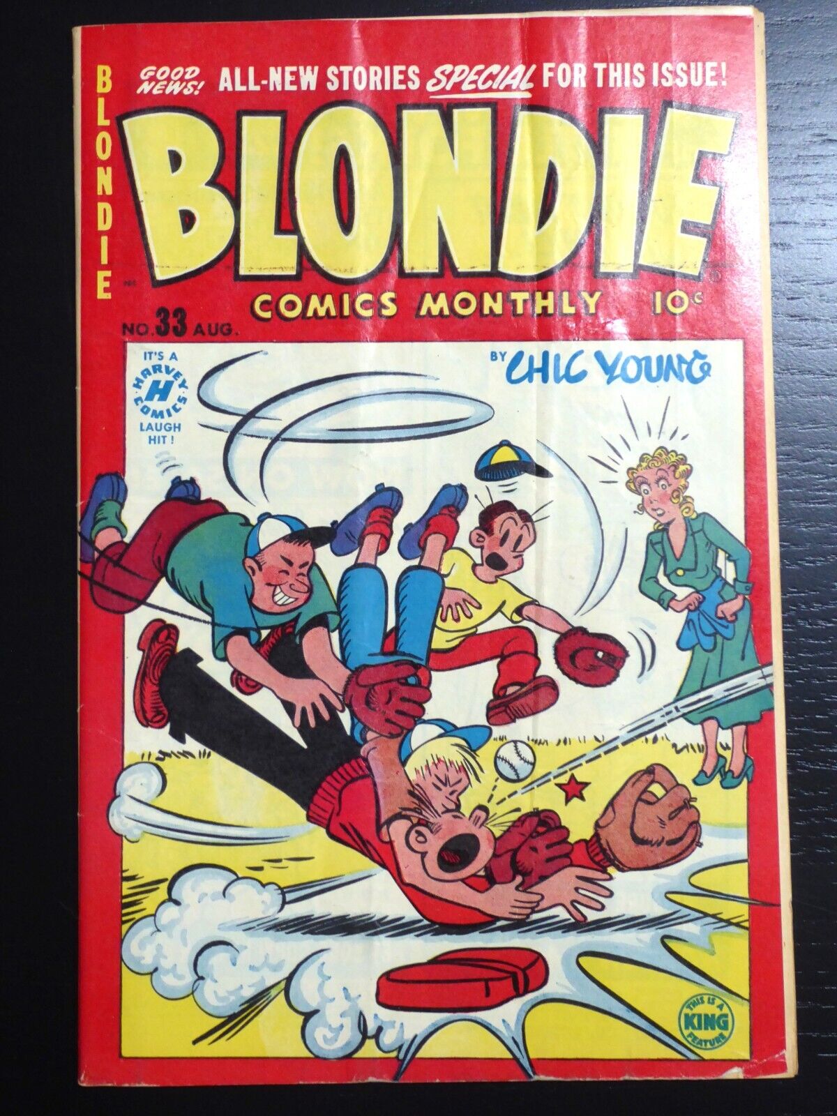Blondie #33, August 1951, G+, Baseball cover, Chic Young