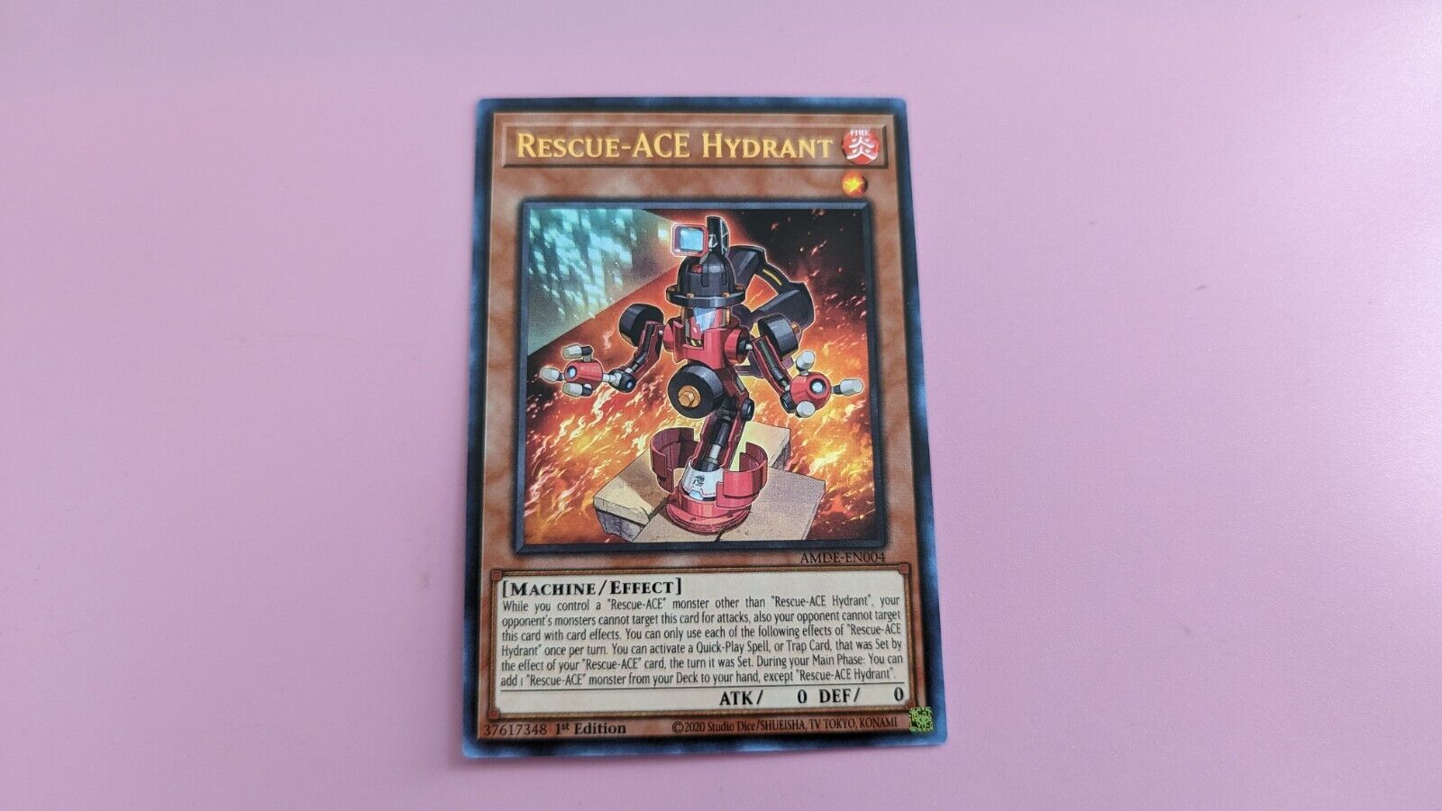 Yugioh Rescue-ACE Hydrant	AMDE-EN004	1st Edition	Ultra Rare