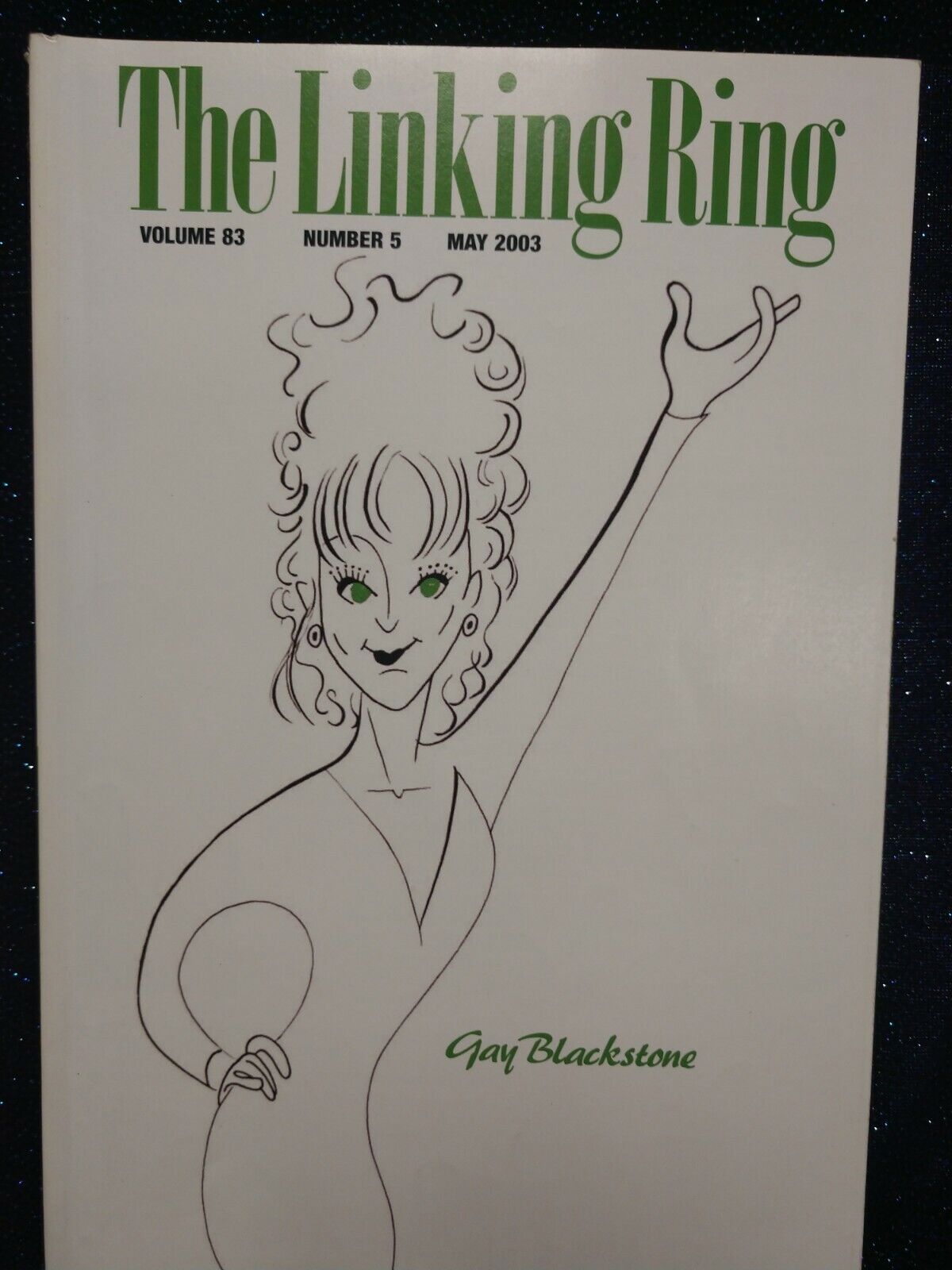 Gay Blackstone Linking Ring Issue 2003
