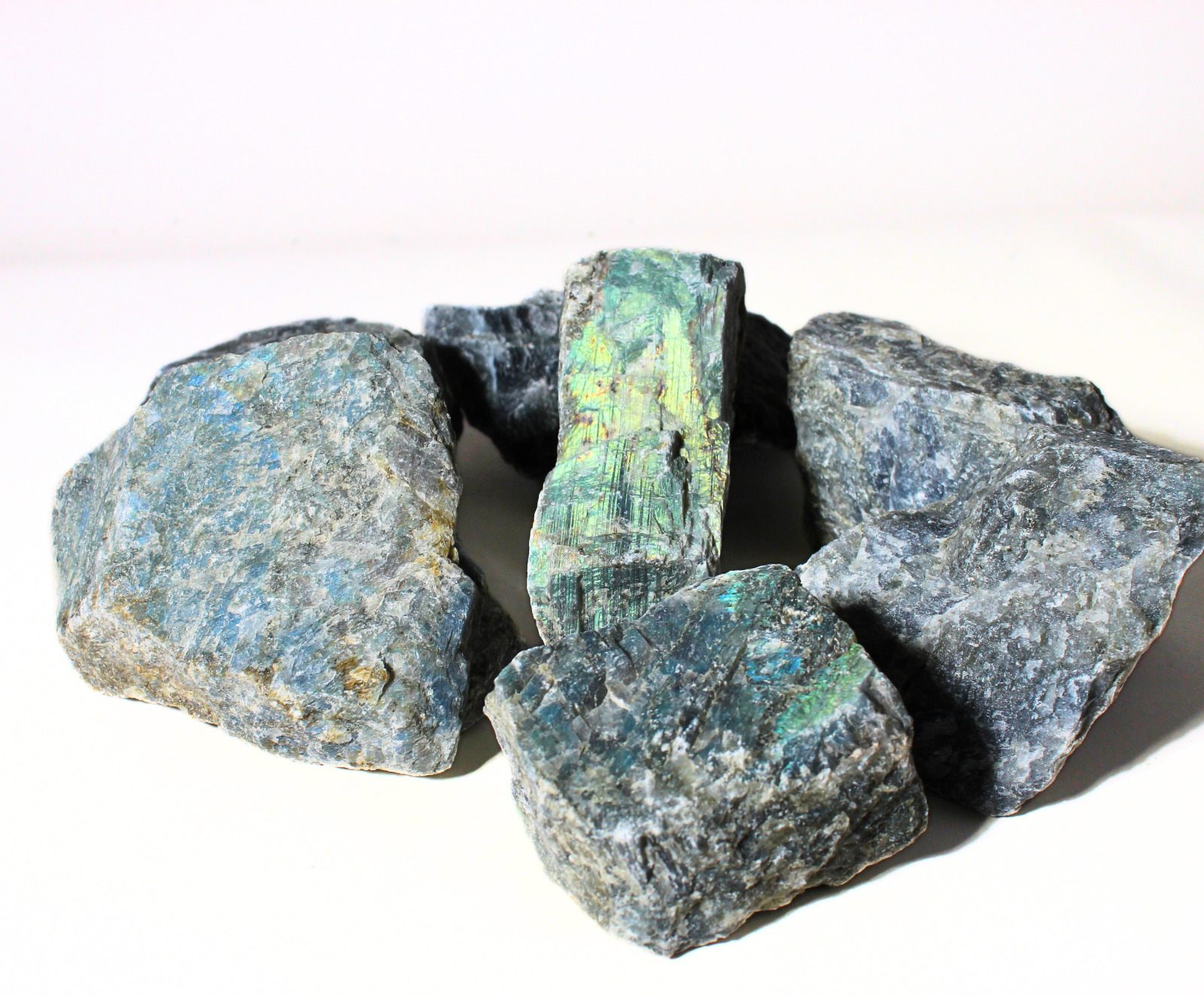 Labradorite - X-Large Rough Rocks for Crafts, Decor - Bulk Wholesale 1LB options