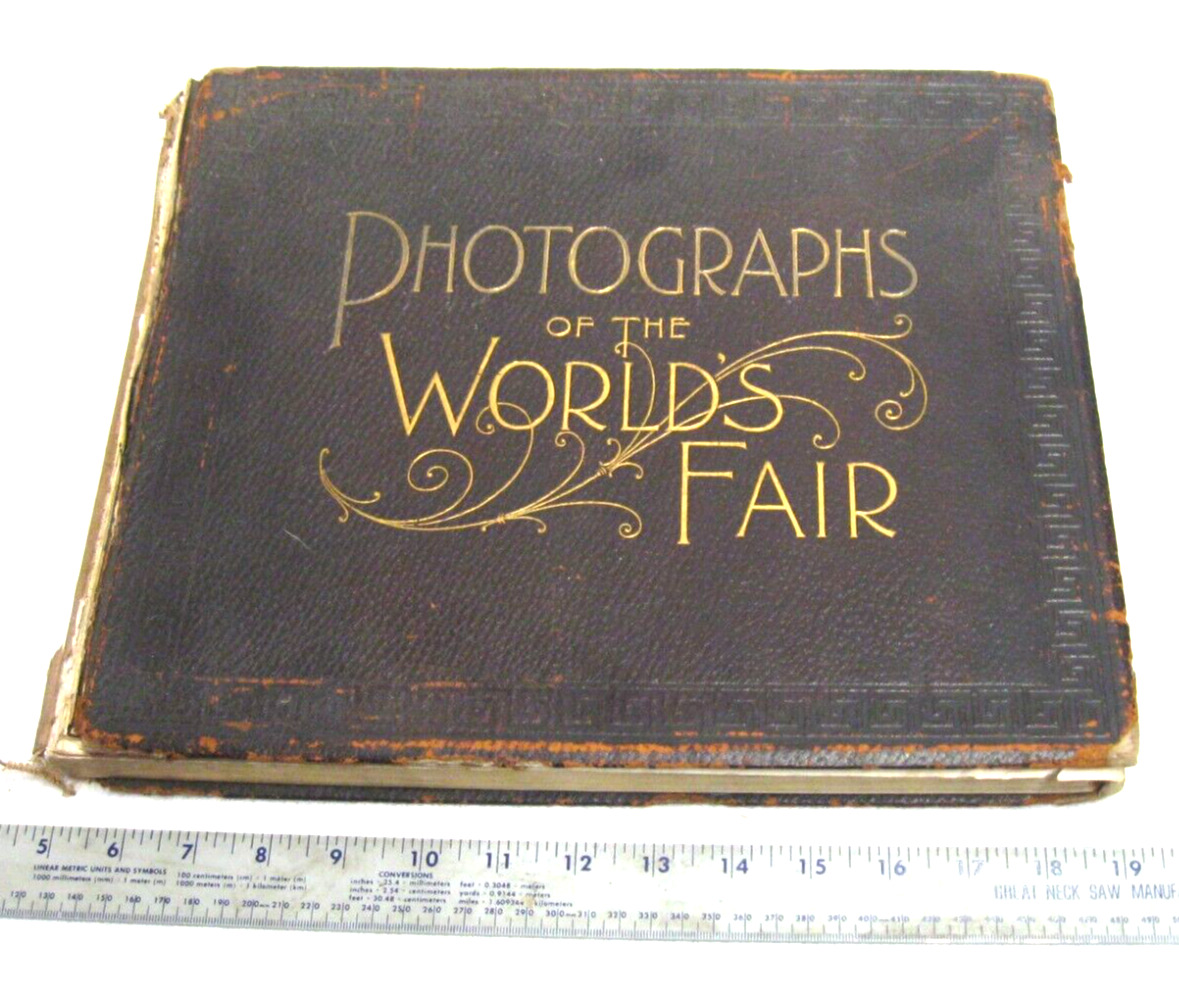 RARE VINTAGE 1903 CHICAGO WORLDS FAIR PICTURE BOOK