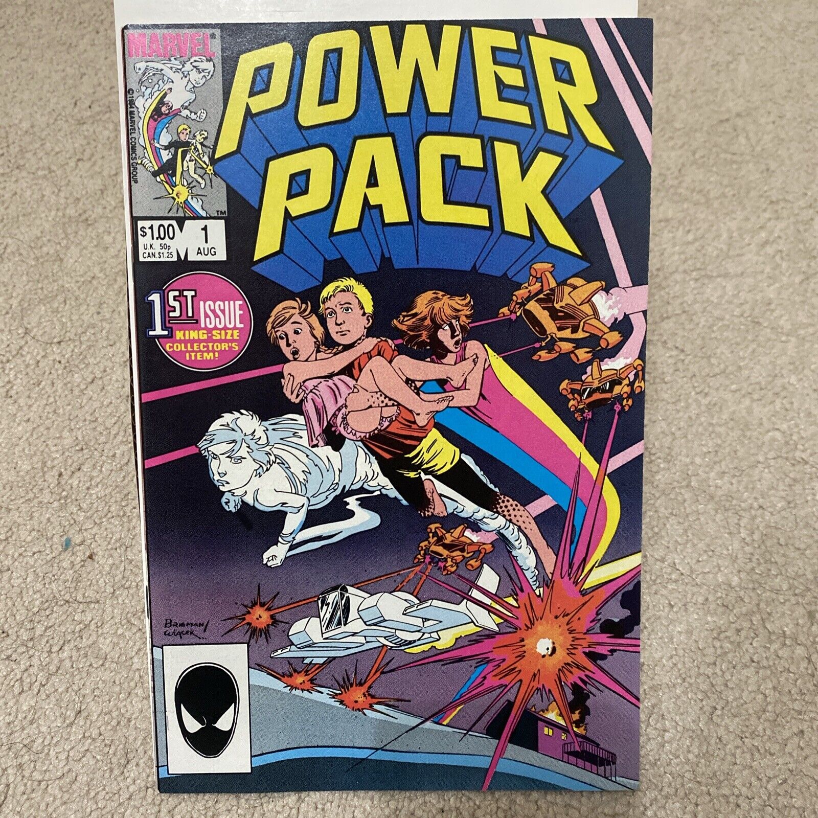 POWER PACK #1, MARVEL COMICS, 1984, 1ST APPEARANCE, HIGH GRADE