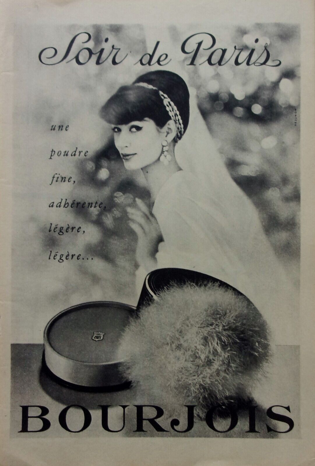 advertising perfumes BOURJOIS ANNEE 1959 N°A3070