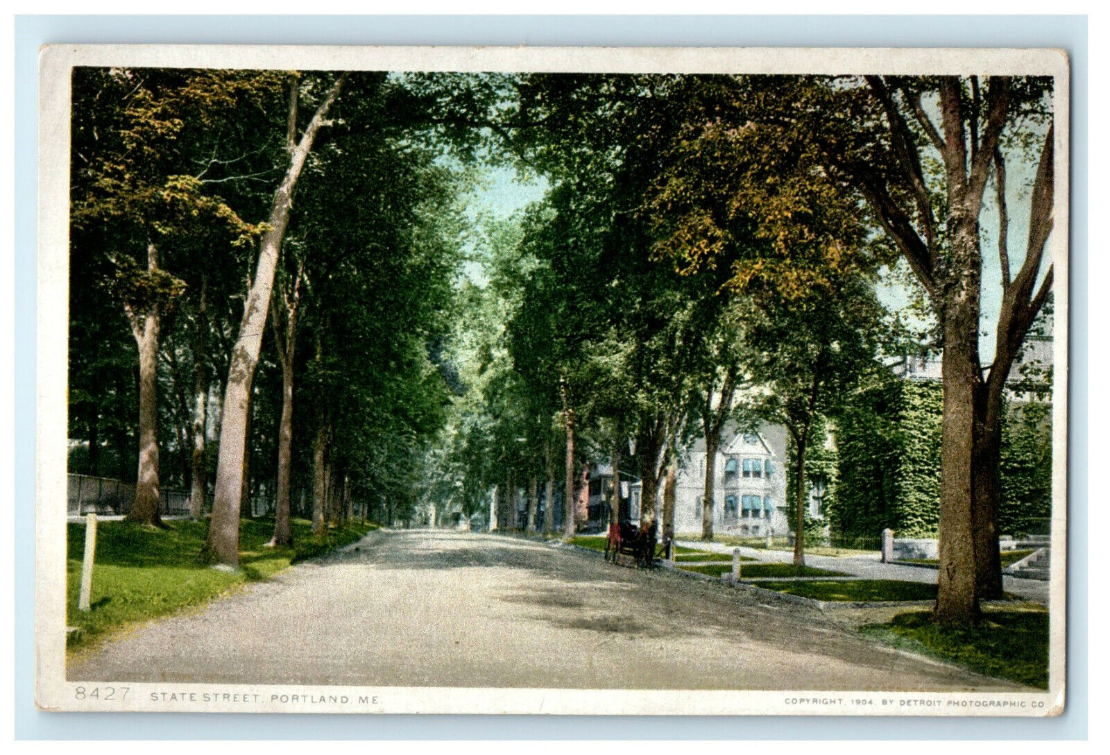 c1910s View of the State Street, Portland Maine ME Unposted Antique Postcard