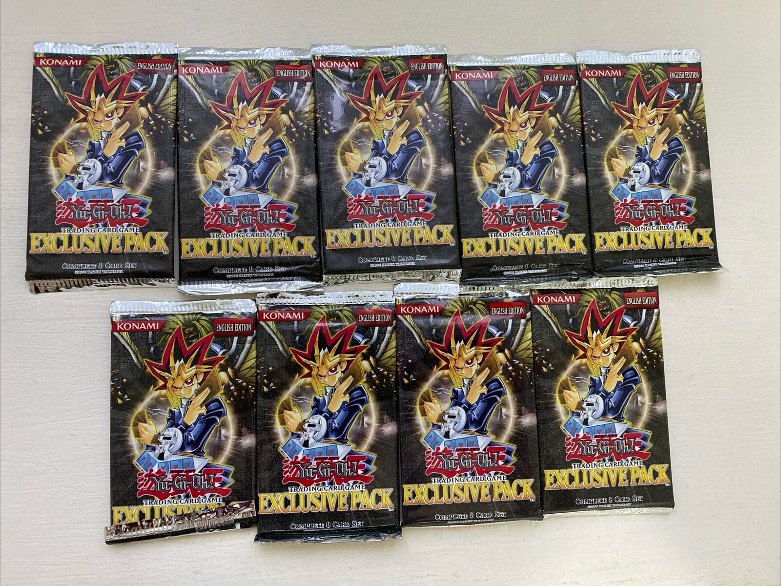 YuGiOh 2004 Exclusive Pack Vintage Booster Pack Sealed x9