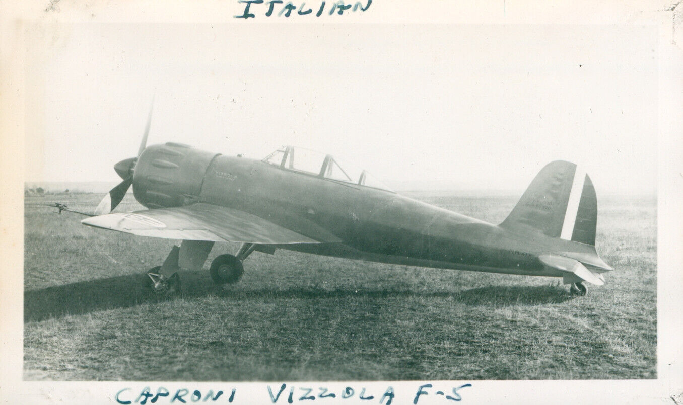 1940s WWII by Aeroplane Photo Supply #3763 Italian Caproni Vizzola F-5