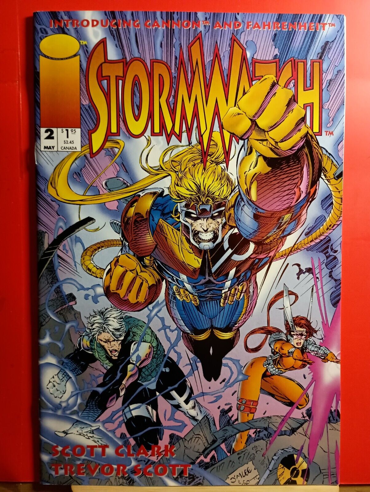 1993 Image Comics Stormwatch Issue 12 Jim Lee Cover Artist 