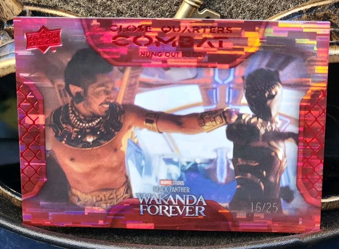 2024 Marvel - Wakanda Forever/Red Close Quarters Contact Insert/CQ-4 /#'d/25