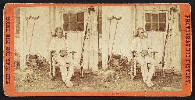 John L Burns, the old hero of Gettysburgh Gettysburg, recovering - Old Photo