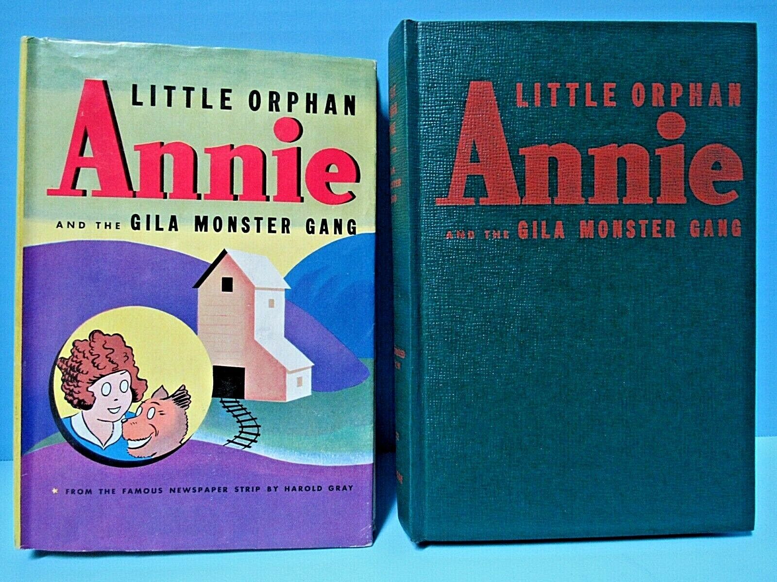 VINTAGE 1944 LITTLE ORPHAN ANNIE AND THE GILA MONSTER GANG HARDCOVER BOOK ~ VG