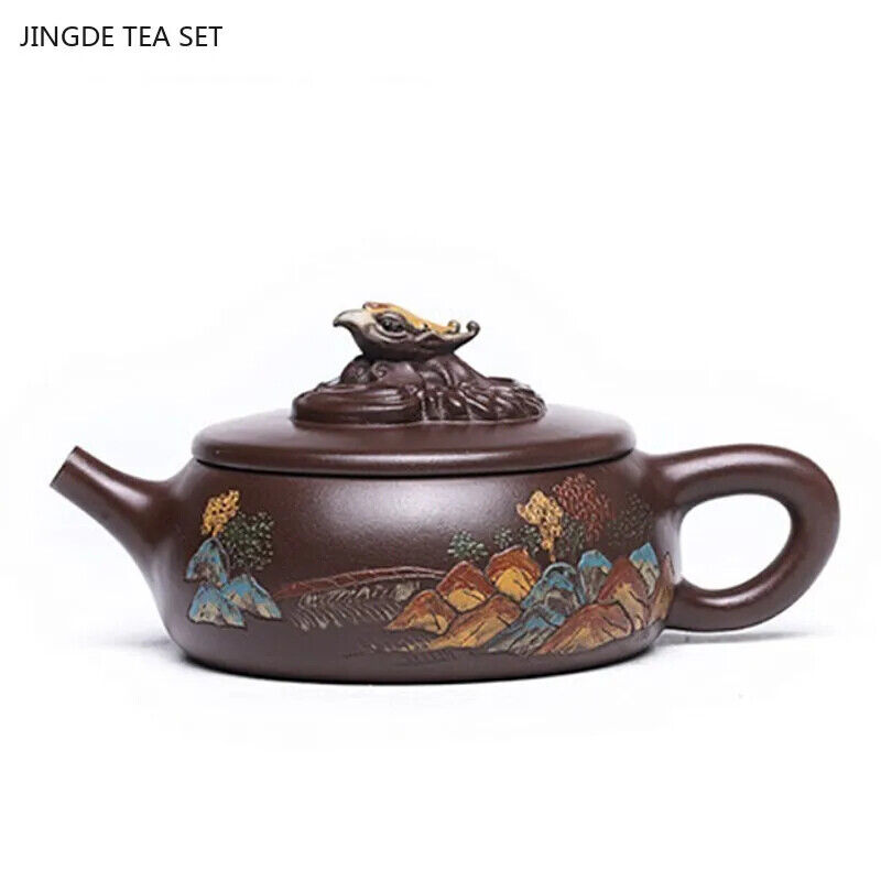 Master Handmade Large-caliber Purple Clay Teapot Household Boutique Filter