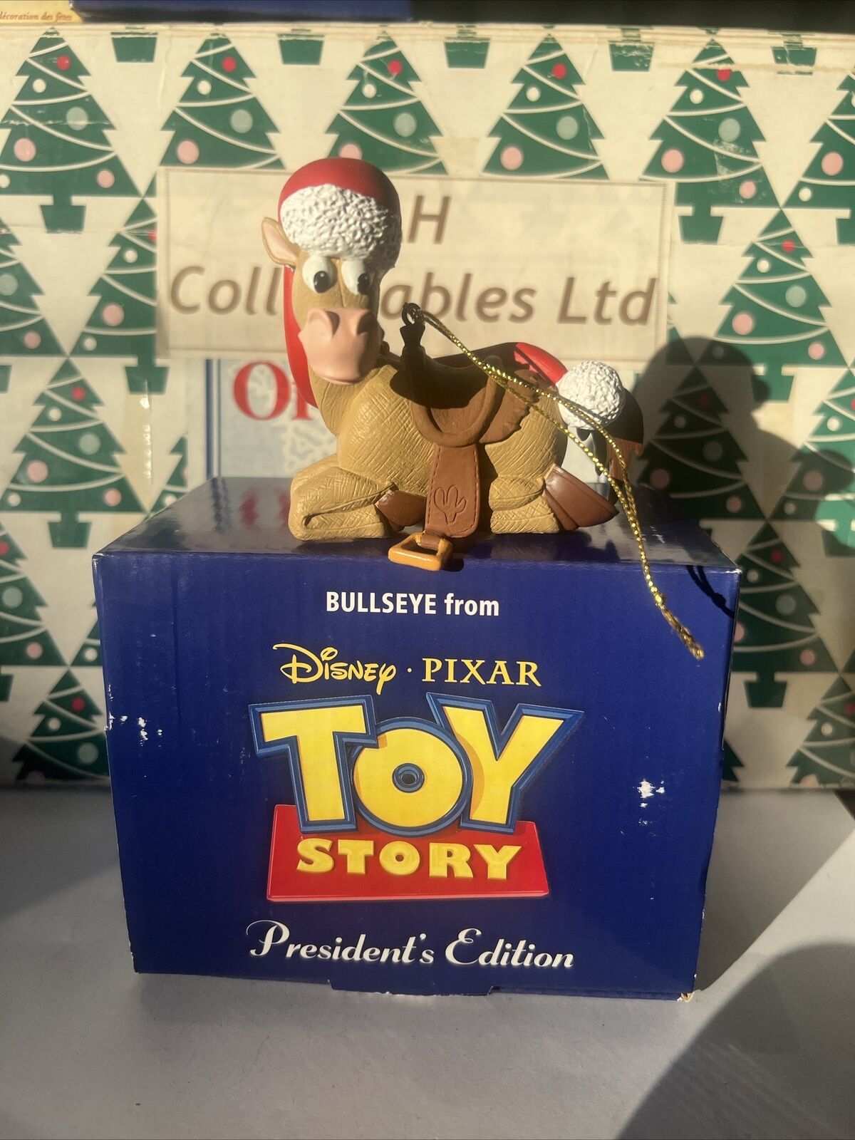 Bullseye Toy Story Disney Grolier Christmas Presidents Edition Ornament NIB