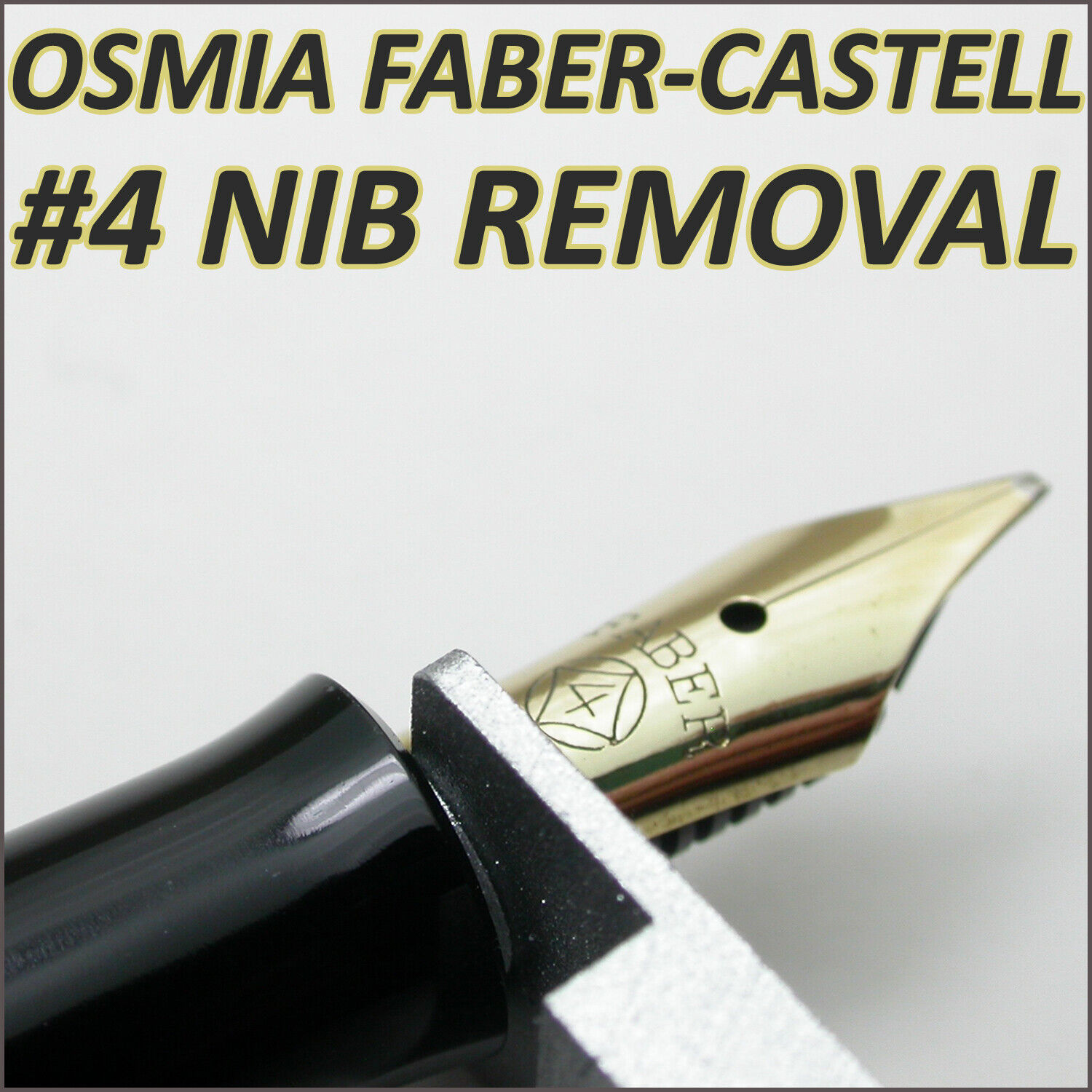 OSMIA FABER-CASTELL 664 884 #4 NIB REMOVAL TOOL KEY VINTAGE FOUNTAIN PEN REPAIR