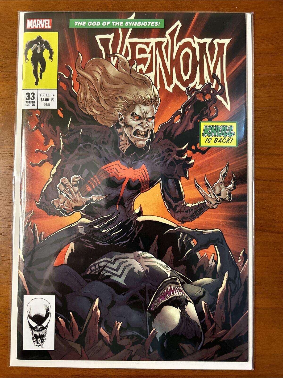 Venom #33 (2021) Unknown Comics ASM Homage Variant Featuring Knull NM