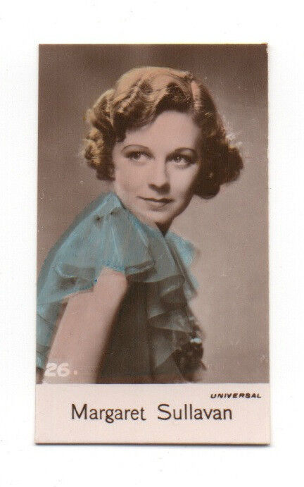 #26 Margaret Sullavan 1935 Bridgewater Cookies 4th Series Film Star Card