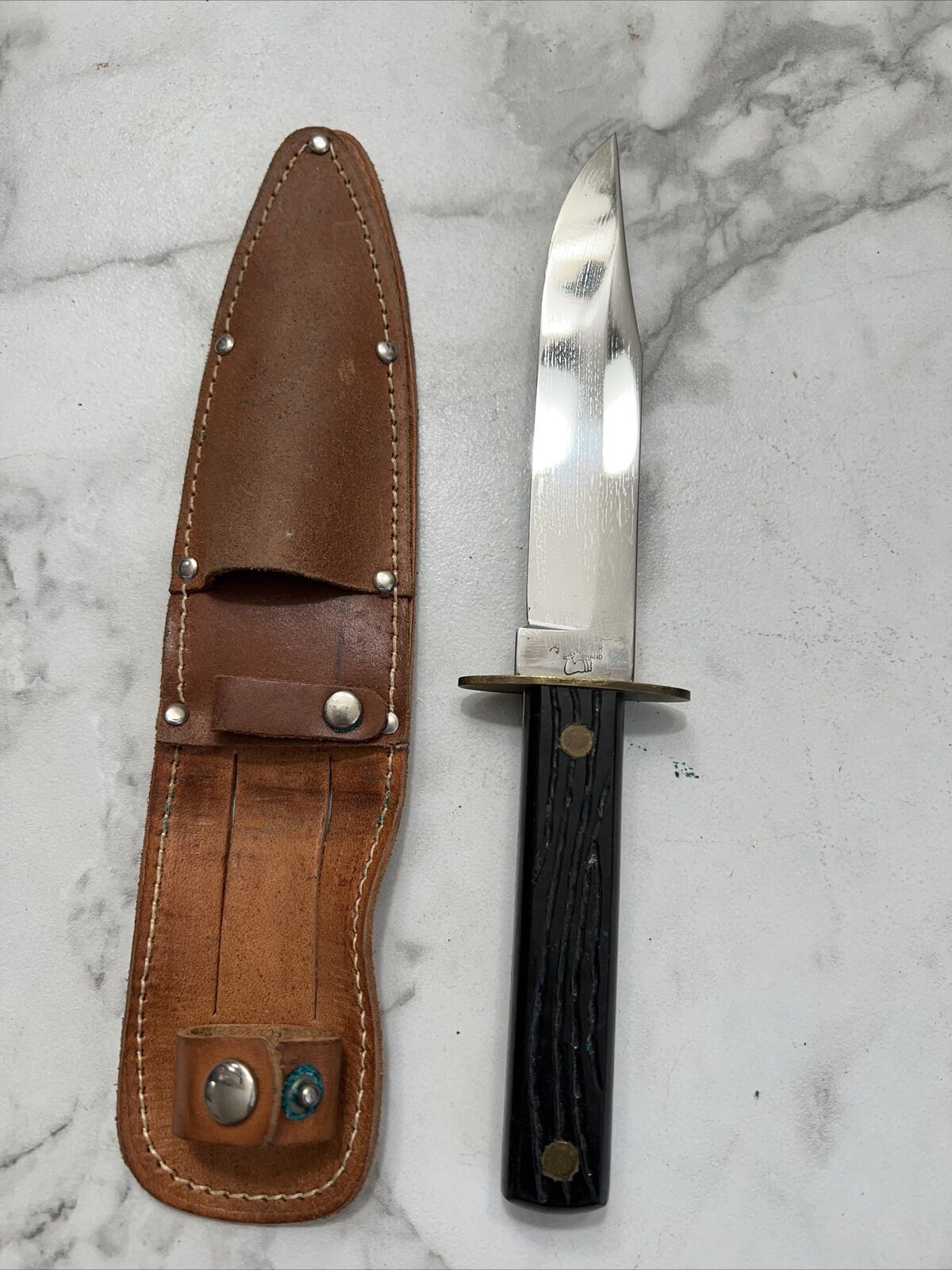  Vintage 1950’s Hammer Brand Bowie Knife W/Original Sheath