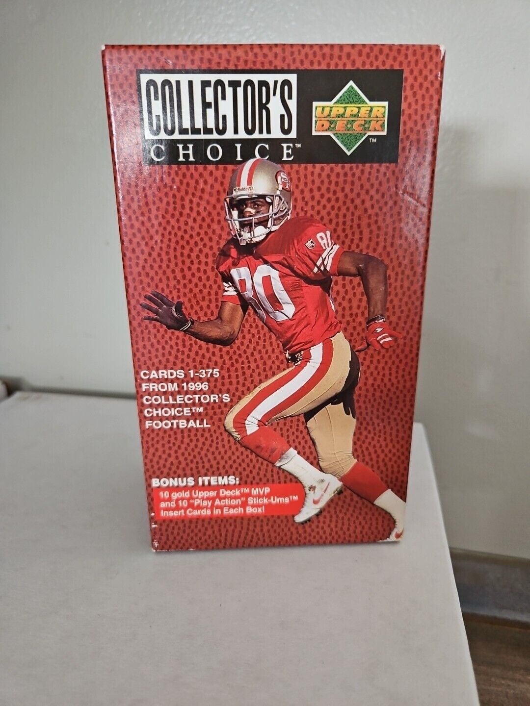 1996 upper deck collectors choice Factory Set football box