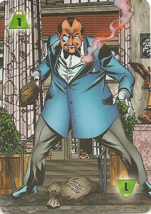 Marvel OVERPOWER DC 1 STRENGTH POWER CARD - Penguin