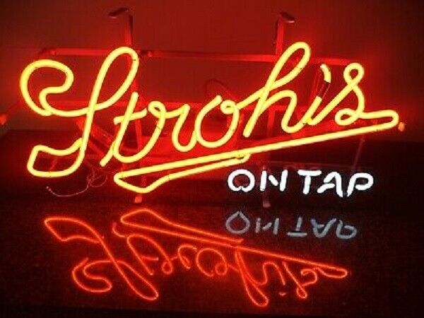 Stroh\'s On Tap Neon Sign Light Lamp 17\