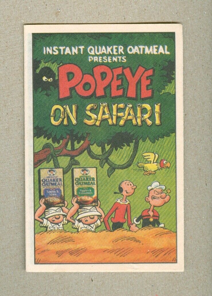 Popeye Quaker Cereal Premium #2 NM 9.4 1989