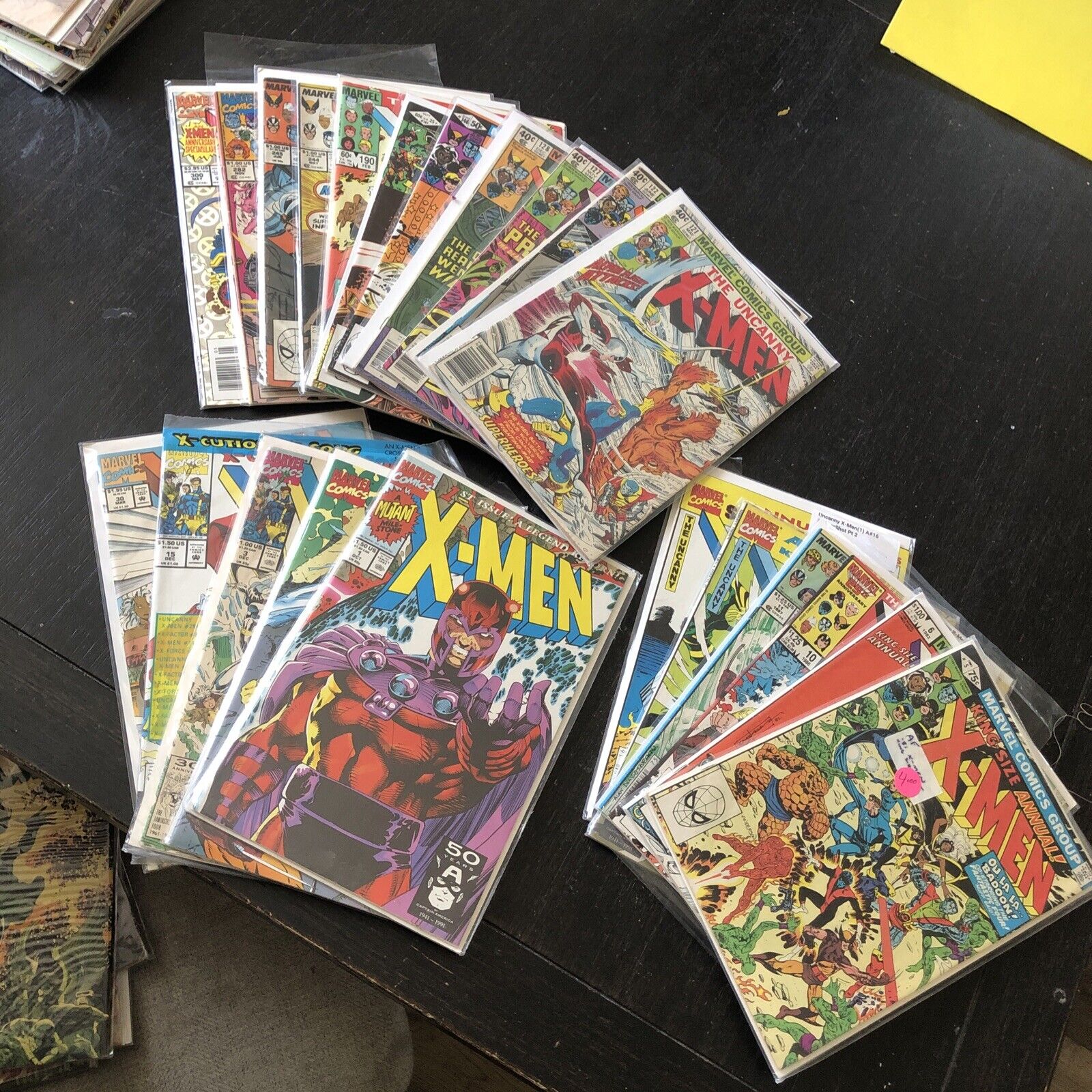 Xmen Comic Book Lot Huge Collection 1st Appearances Annuals