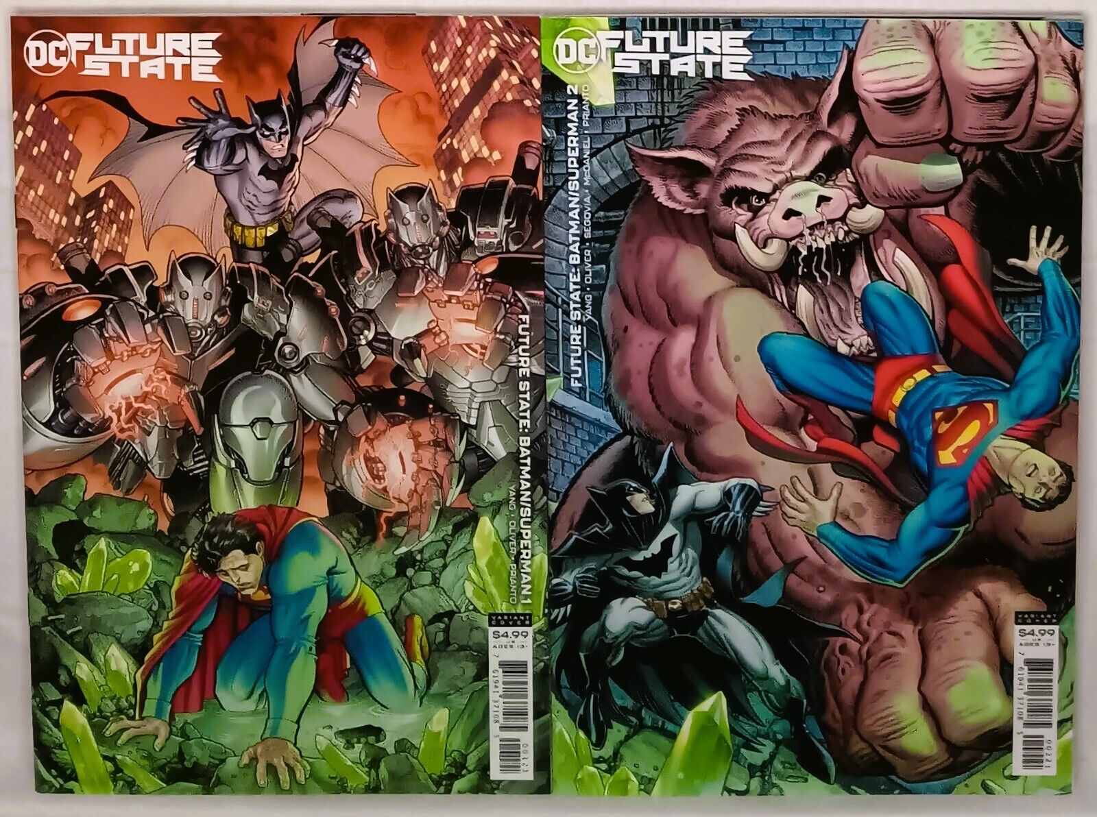 DC Future State BATMAN SUPERMAN #1 Art Adams Variant Covers DC Comics