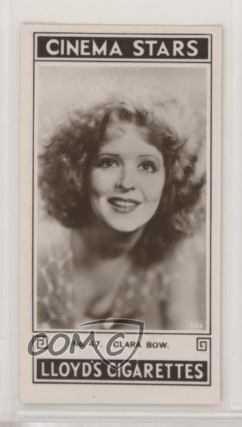 1935 Lloyd's Cigarettes Cinema Stars Tobacco Clara Bow #47 0d8v