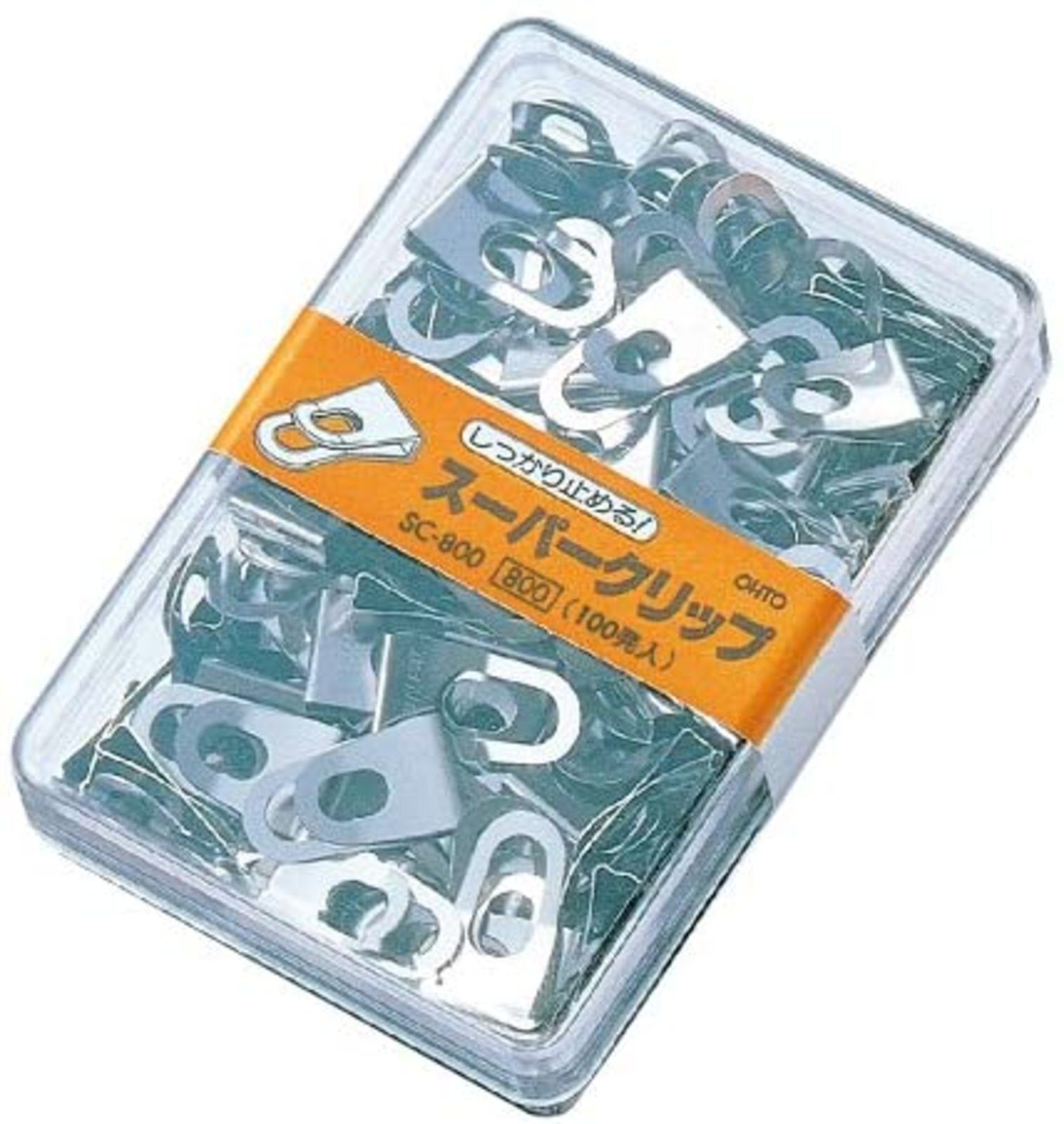 OHTO-stationery-clip Super clip SC-800 (100pcs) New from Japan