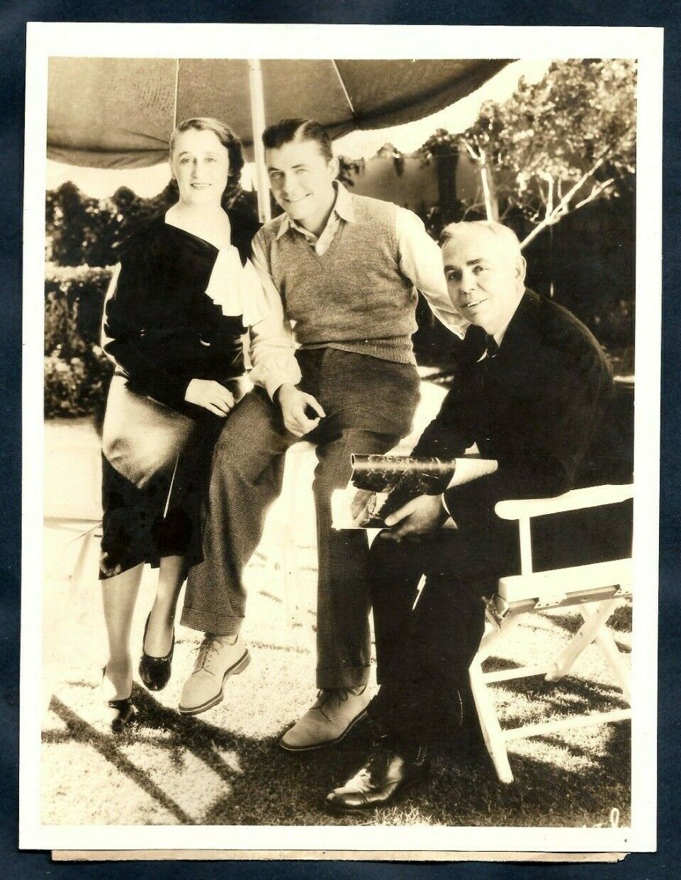 ACTOR LYLE TALBOT PARENTS MR & MRS J E HENDERSON BEVERLY HILLS 1936 Photo Y 214