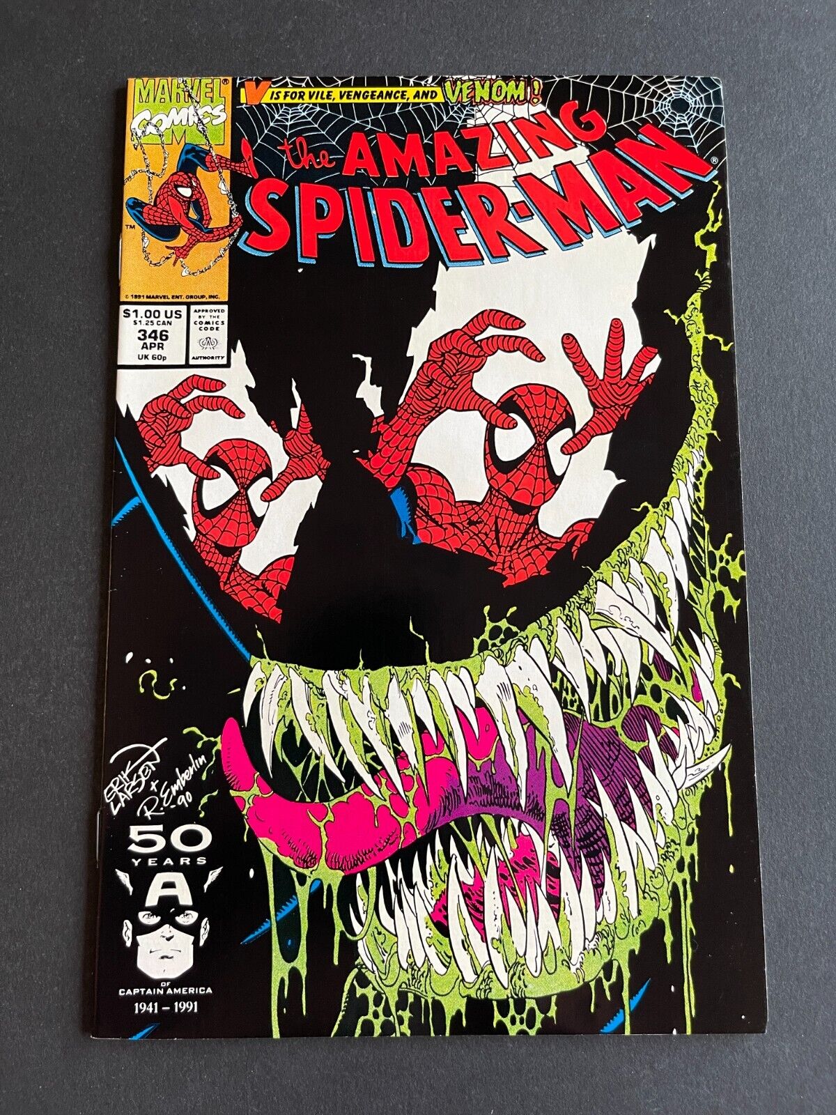 Amazing Spider-Man #346 - Venom (Marvel, 1991) NM