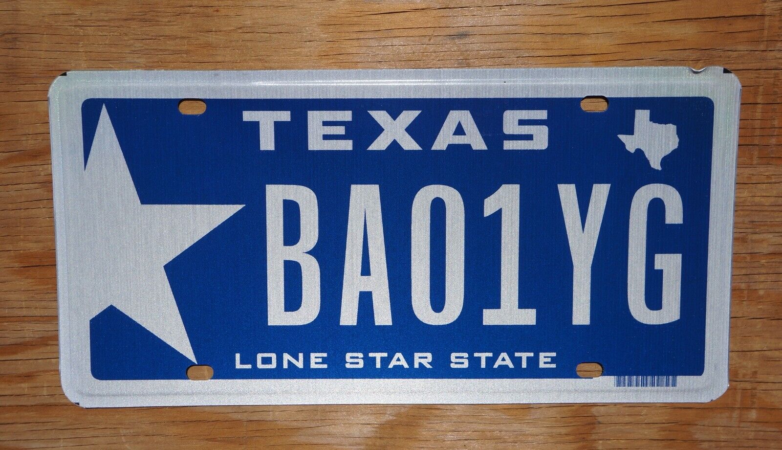 Expired TEXAS License Plate - LONE STAR STATE
