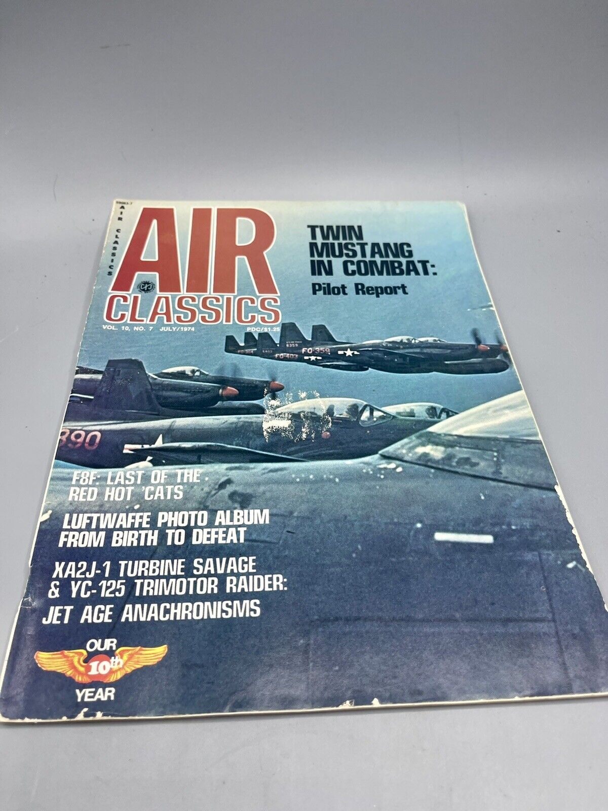 Air Classics Magazine - Vol 10, No. 7.  July 1974.
