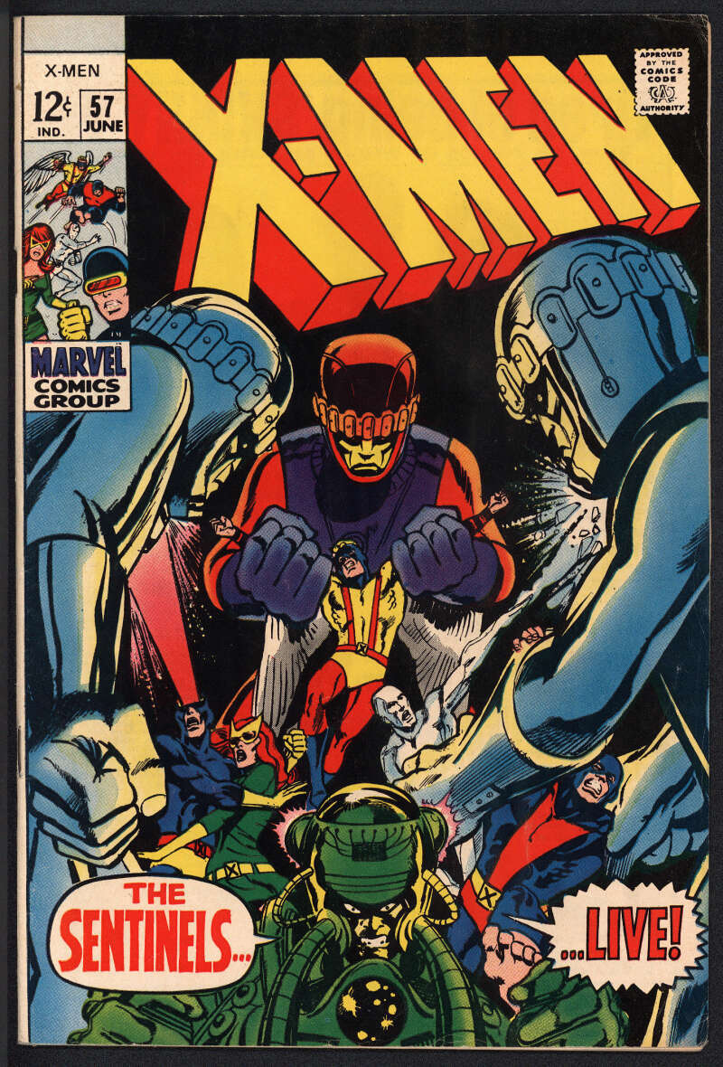 X-MEN #57 6.5 // 1ST APPEARANCE OF LARRY TRASK SON OF BOLIVAR TRASK MA ID: 55635
