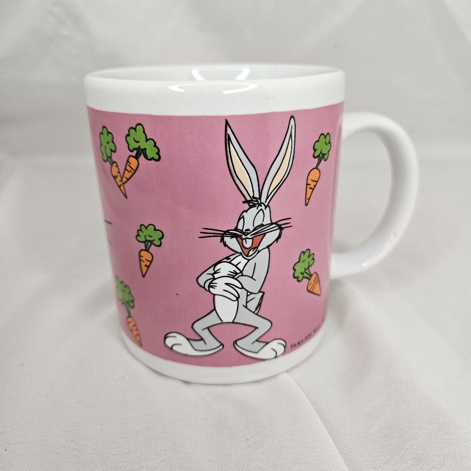 Vintage Bugs Bunny Looney Tunes Wamer Bros 2001 Gibson Coffee Mug Cup