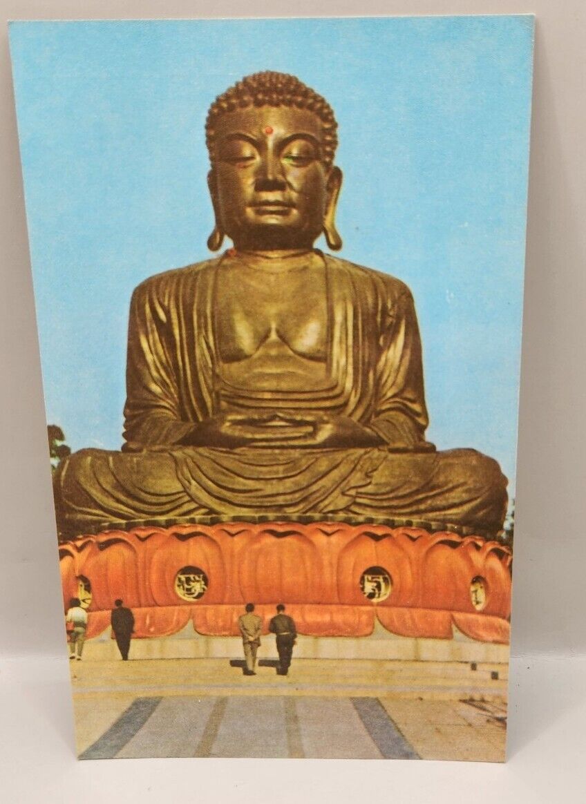 The Big Buddha 72 Feet Tall Statue Postcard