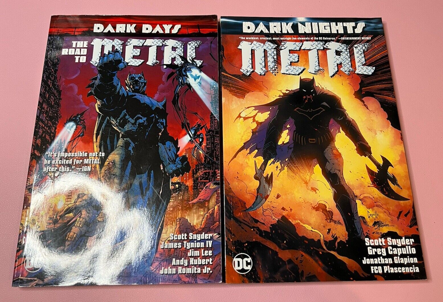 DC Comics - Batman Metal Lot of 2 TPB - Dark Days Nights - Scott Snyder