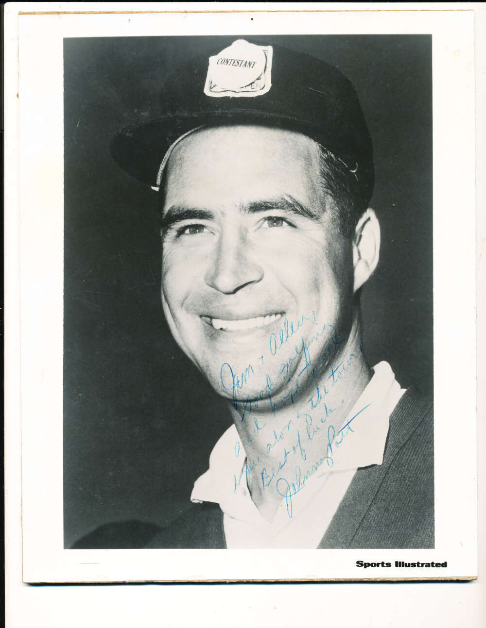 1960\'s Johnny Patt Signed sports Illustrated photo personalized 8x10; bx1a1