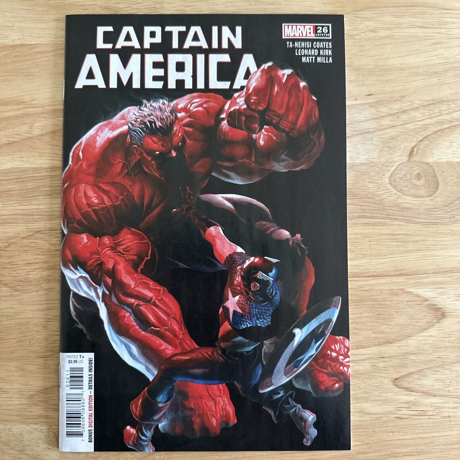 Captain America #26 Red Hulk Unread High Grade Marvel Comic