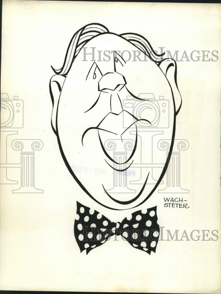 1949 Press Photo Wach Steter caricature - mjx79964