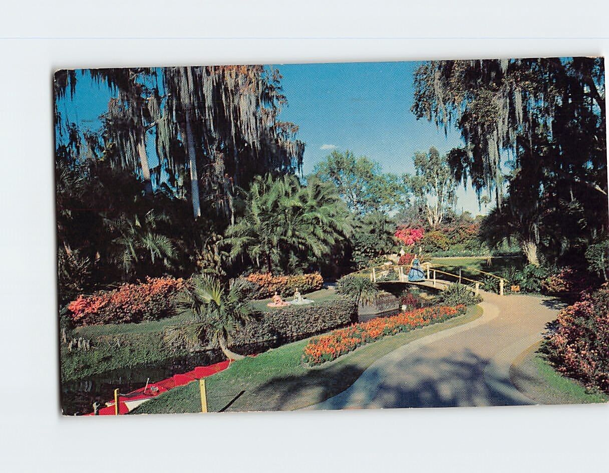 Postcard Beautiful Cypress Gardens Florida USA